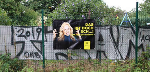 Banner zur Aktion - Leipziger Straße